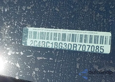 2013 Chrysler Town & Country Touring from USA, damaged, VIN 2C4RC1BG3DR707085